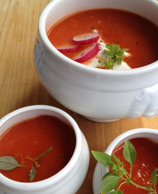 RADIESCHEN TRIFFT TOMATE – leckere Suppe